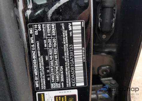 2016 Mercedes-Benz Gle 550E 4Matic z USA, uszkodzony, nr VIN 4JGDA6DB1GA739133